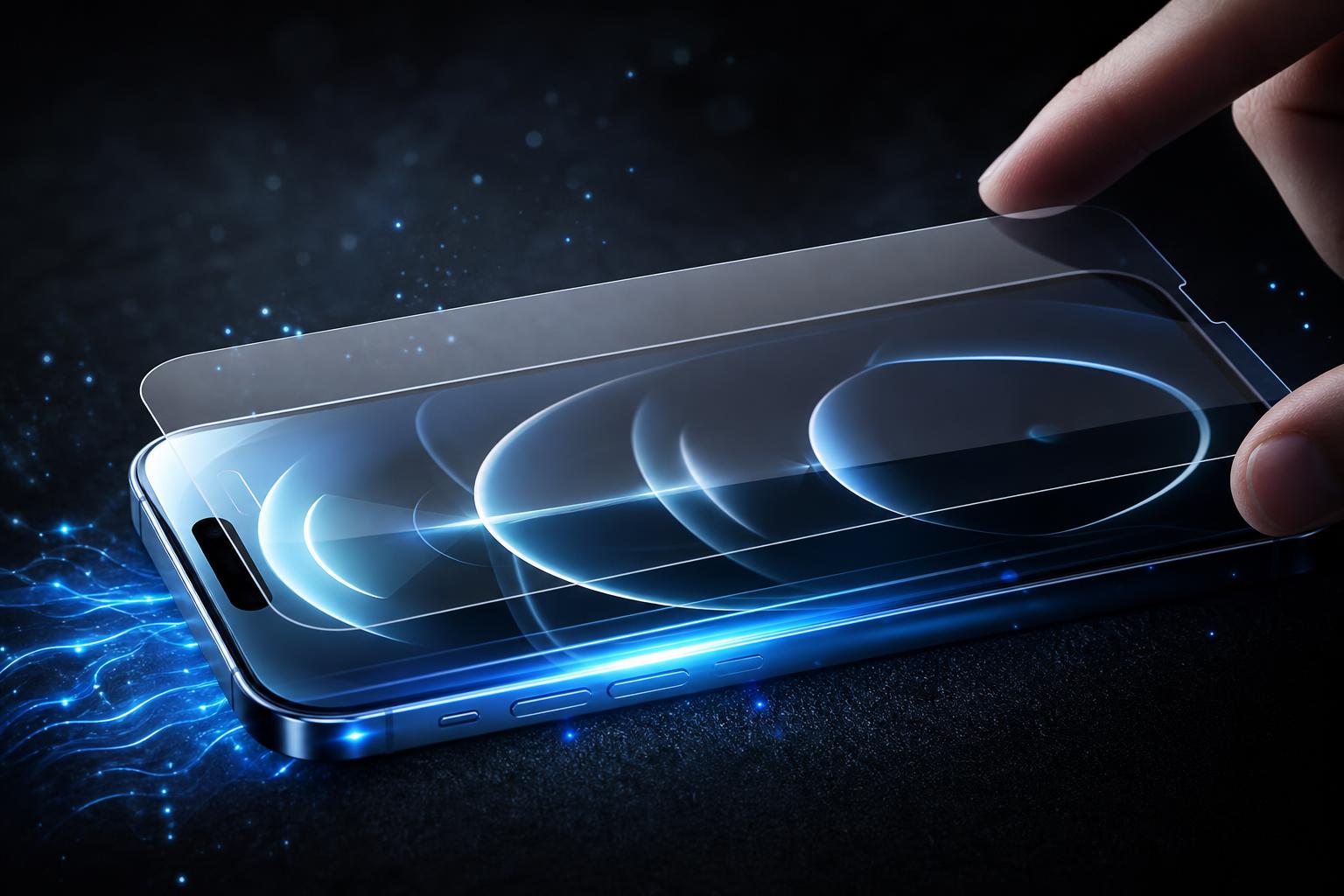 Smartphone com proteção de tela de alta tecnologia, dupla camada